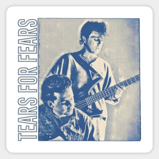 Tears For Fears •• Retro Style Aesthetic Design Sticker